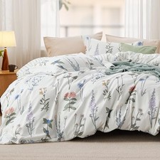 Duvet Cover Queen Size - Queen 90" x 90" 03 - Coconut White No Comforter 