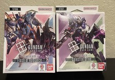 Gundam Card Game ENG Starter Decks ST07 Celestial Drive + ST08 Flash of Radiance