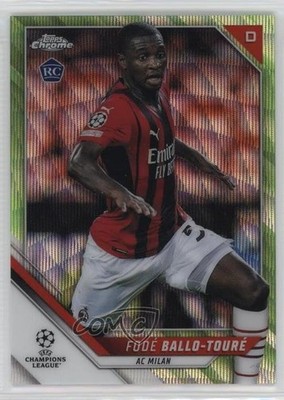 2021 Topps Chrome UEFA Champions League 65/99 Fode Ballo-Toure #98 Rookie RC y0i