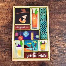 Don The Beachcomber- Zombie Pearl Diver Postcard-Vintage Style Greetings Tiki