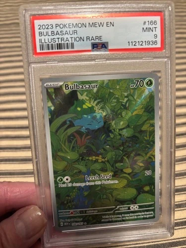 Bulbasaur 166/165 Sv: Scarlet & Violet 151 Holo PSA 9