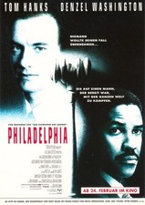 Postkarte Philadelphia Film | Tom Hanks, Denz...