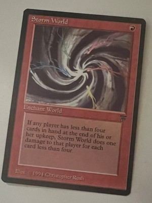 Magic the Gathering MTG Legends Storm World NM  (Beta Bob)