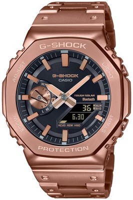 Casio G-Shock Watch GM-B2100GD-5AJF, Men's Rose Gold, BluetoothFull Metal