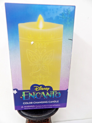 Luminara Licensed Disney Encanto 12-Color Change Pillar Candle w/ Remote