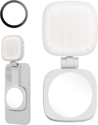 SmallRig Magnetic Selfie Light Phone Light for iPhone for Android Vibe P48 White