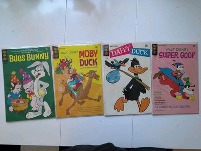 Disney Gold Key Comics 1969, Bugs Bunny, Moby Duck, Daffy Duck, Super Goof