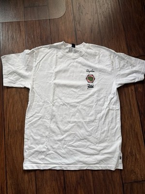 Rapha Patta T-Shirt Off Bike Medium Cycling RCC White