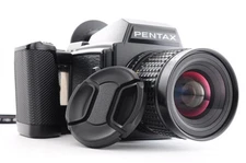 **NEAR MINT-** Pentax 645 Film Camera + SMC 45mm f/2.8 + 120 Film Back FromJapan