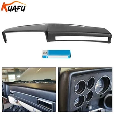 KUAFU For 1981-1991 Chevrolet GMC C/K/R/V Truck/SUV PICKUP Black Dash Pad Cover