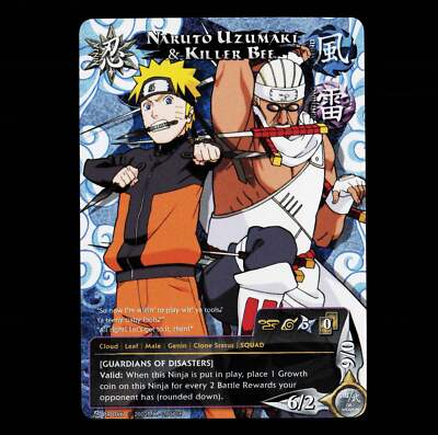 Naruto Uzumaki & Killer Bee - PR 066 - NM - Full Art - Promo