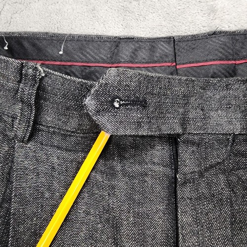 Vittorio St. Angelo Suit Mens 42L Black Denim 3 Piece Jacket Vest Pants 36x32 - Picture 19 of 24