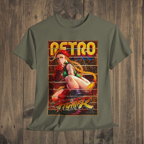 Cammy Street Fighter Shirt, Unisex ,Gaming Tee, Retro Gaming, Gamer Gift T-Shirt - Picture 39 of 71
