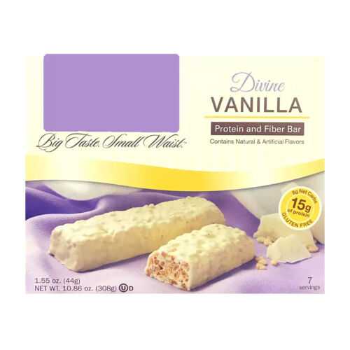 Nativ Divine Vanilla Protein and Fiber Bar - 7 bars, 15 g Protein