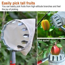 Obstsammler Apfelsammler Fallobstsammler Pfl&uuml;cken Helfer Garten Birnen Teleskop