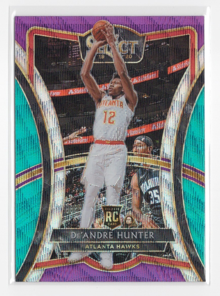 2019-2020 Panini Select Premier Level Tri Color De'Andre Hunter #136 Rookie RC