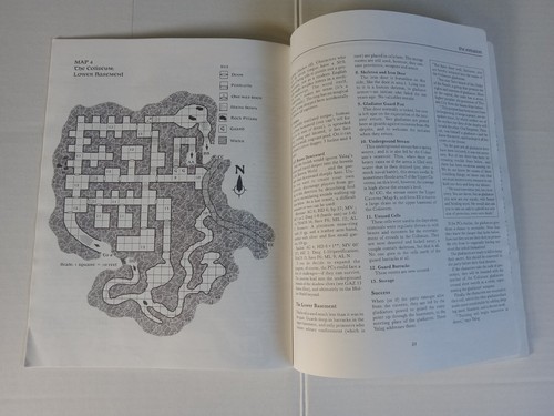 DDA1 Arena of Thyatis - ORIGINAL - Dungeons & Dragons  AD&D - TSR - Picture 11 of 13