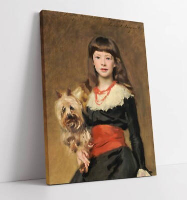 JOHN SINGER SARGENT - MISS BEATRICE CITIESEND - TIEF GERAHMTER LEINWANDBILD-WANDKUNSTDRUCK