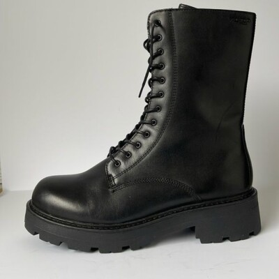 Vagabond Shoemakers  Cosmo 2.0 Leather Lace-Up Bootie in Black size US10 EU40