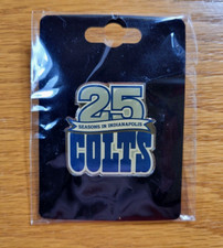 INDIANAPOLIS COLTS 25th Season (2008) Football Logo Hat Lapel Pin - BRAND NEW