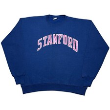 Vintage 1990s NCAA Stanford Arch Graphic Spell Out Pullover JanSport Sweatshirt