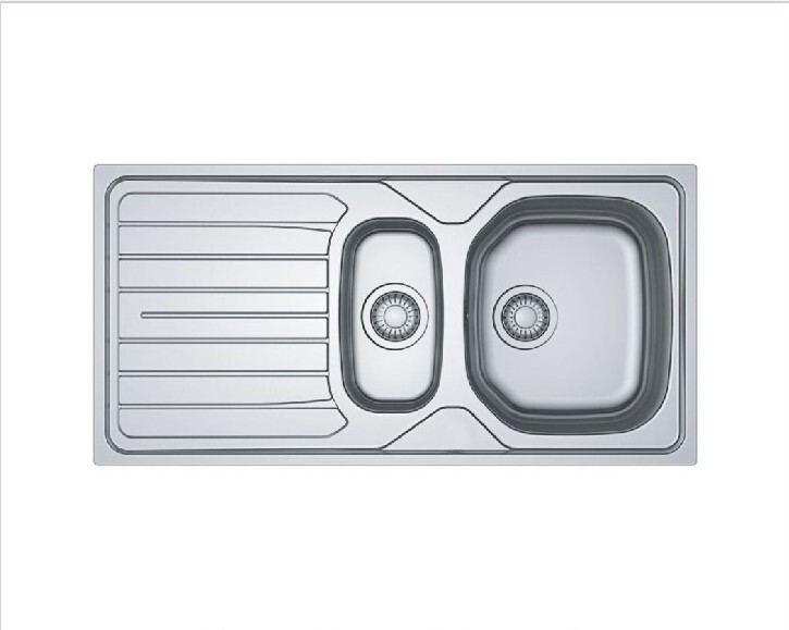 FRANKE RENO / DANUBE STAINLESS STEEL INSET SINK & MIXER TAP 1.5 BOWL 9A