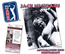 JACK NICKLAUS Signed PGA GOLF Autographed 8x10 PHOTO - JSA #I84607
