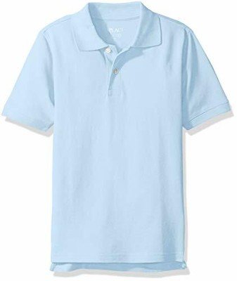Brook X-Large//14 The Childrens Place Big Boys Long Sleeve Uniform Polo