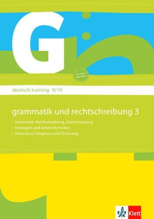 Thumbnail - Deutsch.training / Arbeitsheft Grammatik Und Rechtschreibung 9./10.