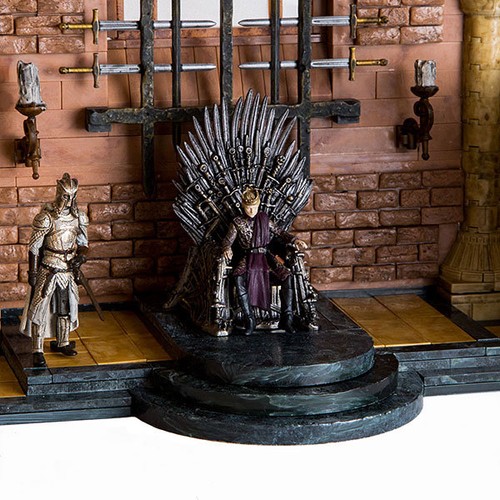 game of thornes iron throne room construction building set