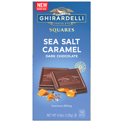 SALTED CARAMEL DARK CHOCOLATE GHIRARDELLI BAR | 138g | BB End May 26