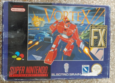 Vortex (1993) SNES Super Nintendo (Box, Modul) working cond classic