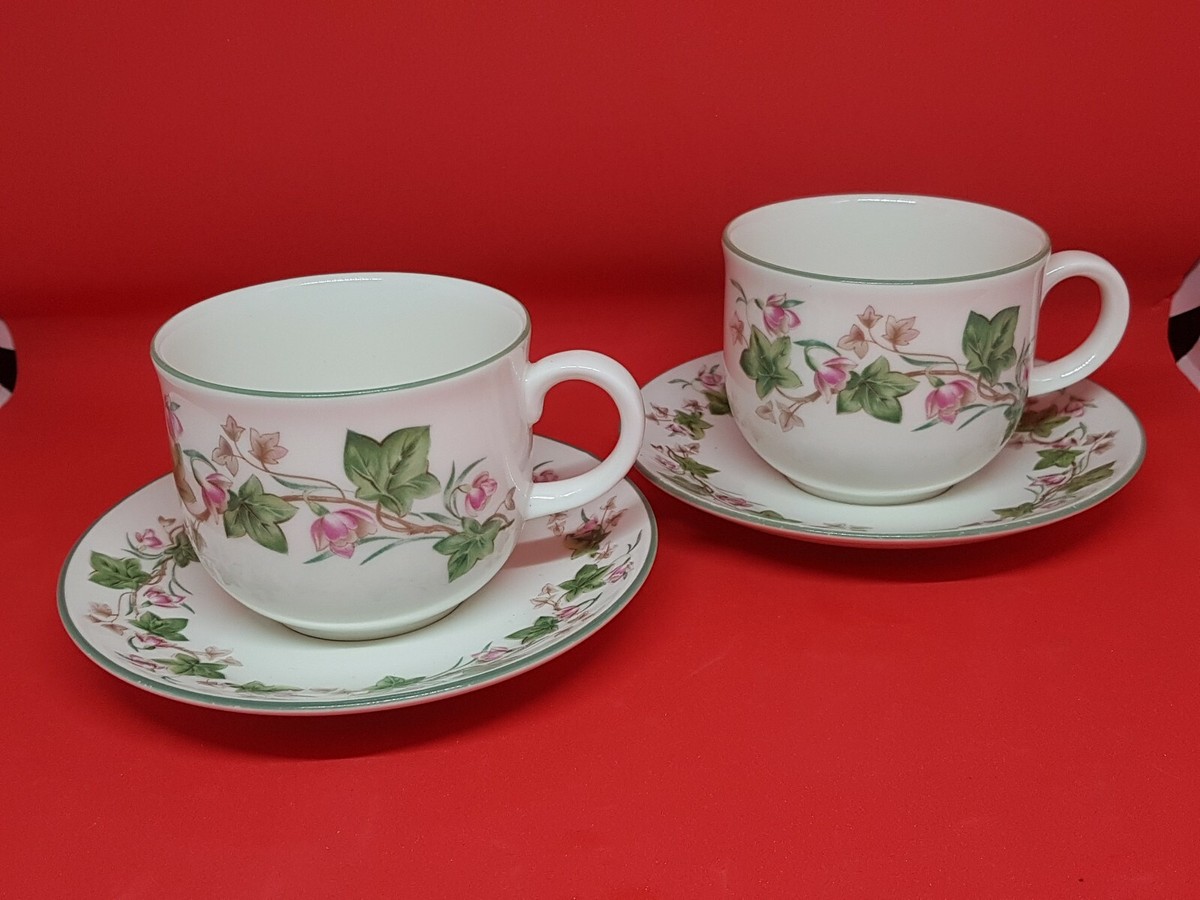 2 x Royal Doulton Expressions TIVERTON Cups and Saucers. First