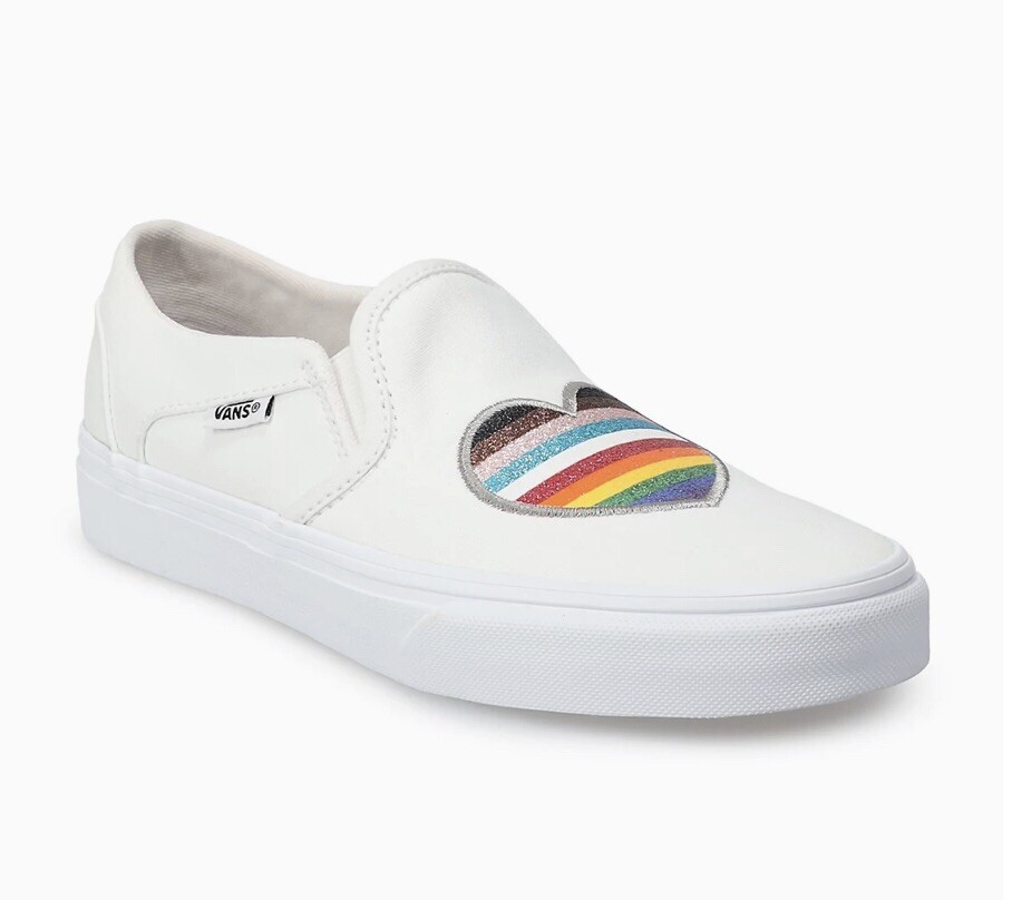 Women's Vans Asher Shoes Size 7 White 