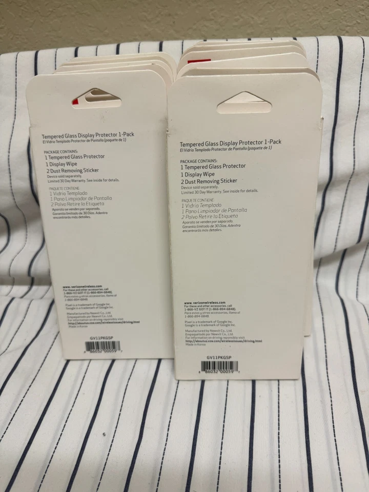 Lot of 10 Verizon Tempered Glass Display Protector - Pixel Phone by Google - Image 2 of 2