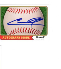 Chris Newell autograph signed signature baseball card UVA Dodgers prospect b