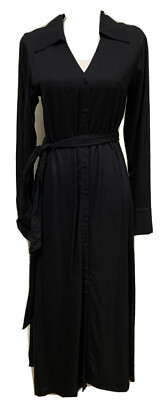 NWT Beautiful H&M XS BLACK BASIC FLOWY LONG SLEEVE SHIRT DRESS | eBay NWT Beautiful H&M XS BLACK BASIC FLOWY LONG SLEEVE SHIRT DRESS | eBay