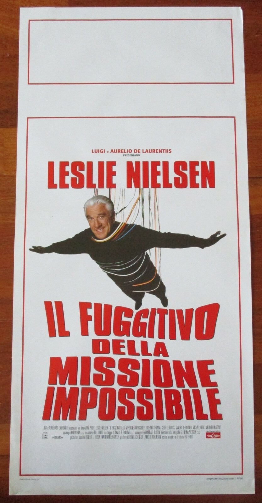 Locandina originale film Il fuggitivo della missione impossibile (1998) - Regia di Pat Proft