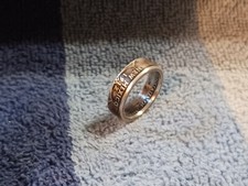 New Mexico 90 Silver Handcrafted Washington Quarters coin ring, size 7 2008
