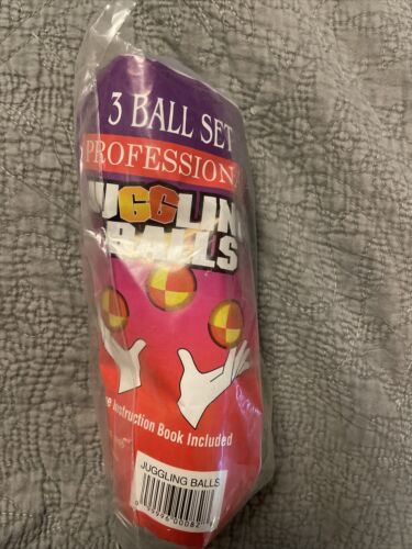 Juggling Balls Set Professional 3 Magician Clown Practice Jesters Tricks NEW!!! - Picture 1 of 2