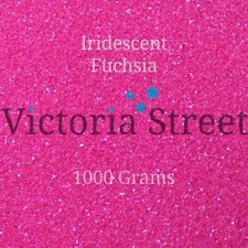 Victoria Street Glitter - Iridescent Fuchsia - Fine 0.008" / 0.2mm (Hot Pink)