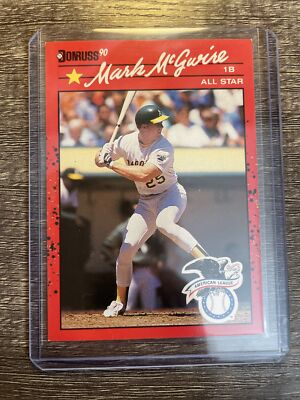 1990 Donruss - ''Recent Major League Performance'' Above Stats #697 Mark McGwire