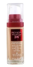 NEW Revlon Age Defying 3X Anti-Aging & Lifting Foundation- 40 Medium Beige