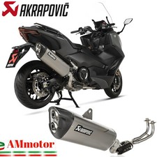 Akrapovic Yamaha T-Max 560 2025 Scarico Completo Moto Racing Line In Titanio