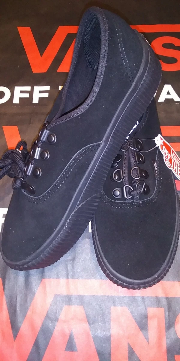 Vans Authentic Platform Embossed Black Black Women s 5