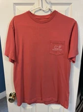 Vineyard vines men’s red pocket T-shirt size small 100% cotton