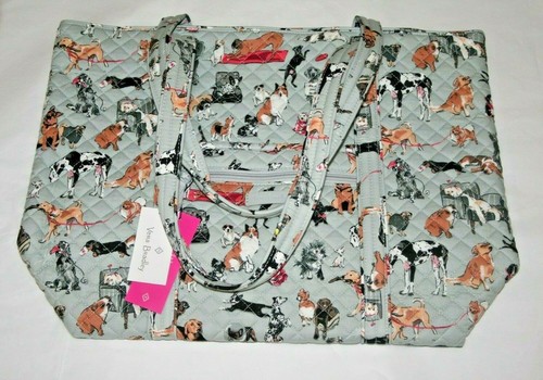 Vera Bradley BEST IN SHOW VERA TOTE Large Shoulder Bag dog LIMITED ED RARE NEW - Picture 4 of 11