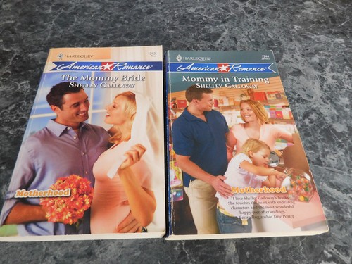 Harlekin American Shelley Galloway Motherhood Serie Posten von 2 Taschenbüchern