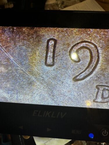 1938 D DDO, Reverse doubled Lettering, lamination Break & Die Breaks - Picture 15 of 18