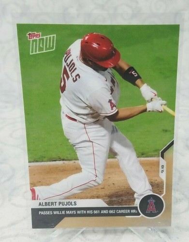 2020 Topps Now 285 Albert Pujols